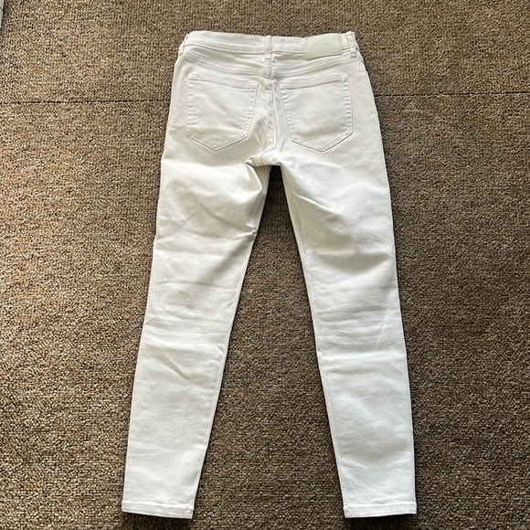 Everlane The Mid-Rise White Skinny Jean 26 Ankle - Picture 9 of 10